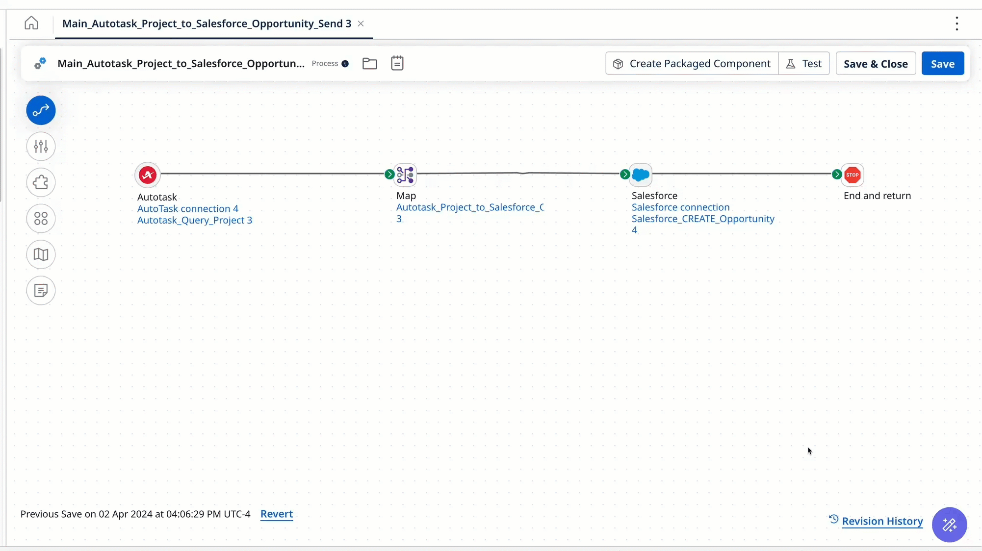 looping video showing clicking the AI button and creating documentation in the canvas
